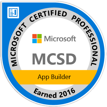Microsoft Certified Solutions Developer: App Builder